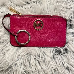 Michael Kors Leather Key Pouch